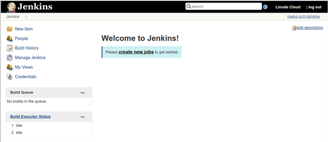 Jenkins Main Dashboard Jenkins Main Dashboard