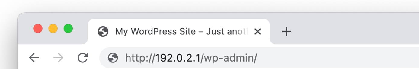 Screenshot of the browsers URL bar Screenshot of the browsers URL bar